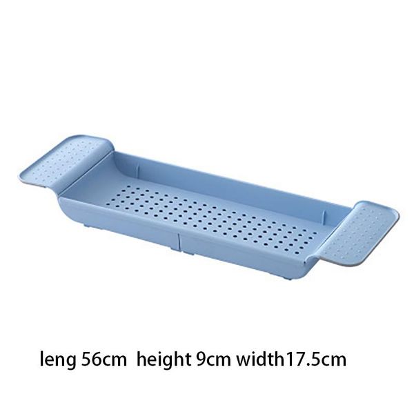 

bath accessory set retractable plastic shelf bathtub storage rack drain bathroom kitchen organizer sink holder