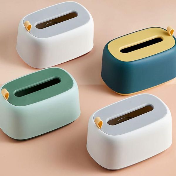 

tissue boxes & napkins box cover wall mounted spring napkin holder rectangular paper dispenser for bathroom living room kitchen table