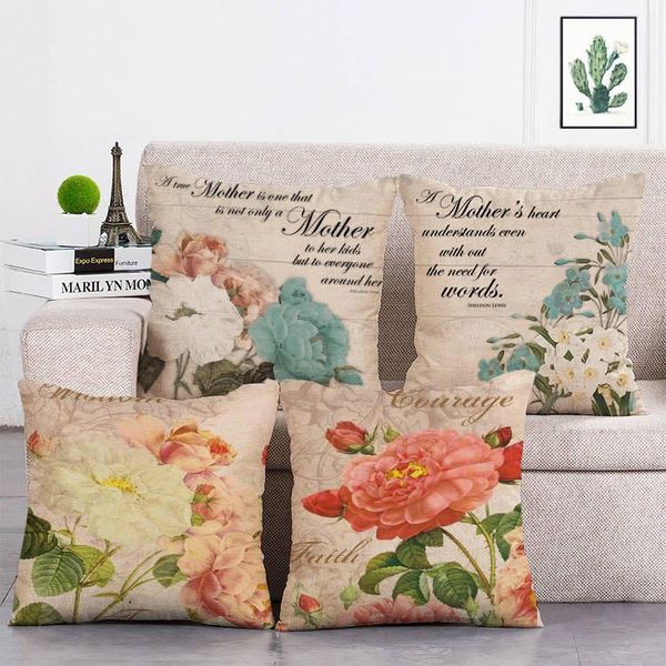 

throw pillow cushion cover flower plant office lumbar sofa case for living room decoration t117 cushion/decorative