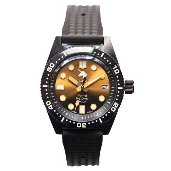 

62mas mens diver watches,luxury men automatic watch 300m waterproof mechanical wristwatch luminous nh35 sapphire mirror wristwatches, Slivery;brown