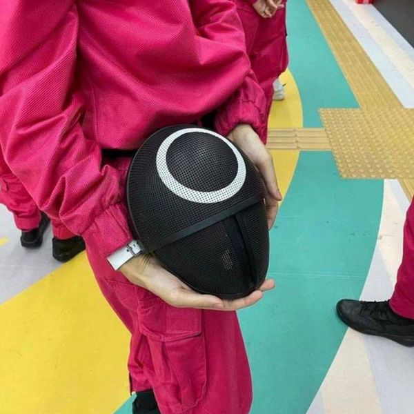 

party favor squid game mask square circle triangle halloween child cosplay clothing