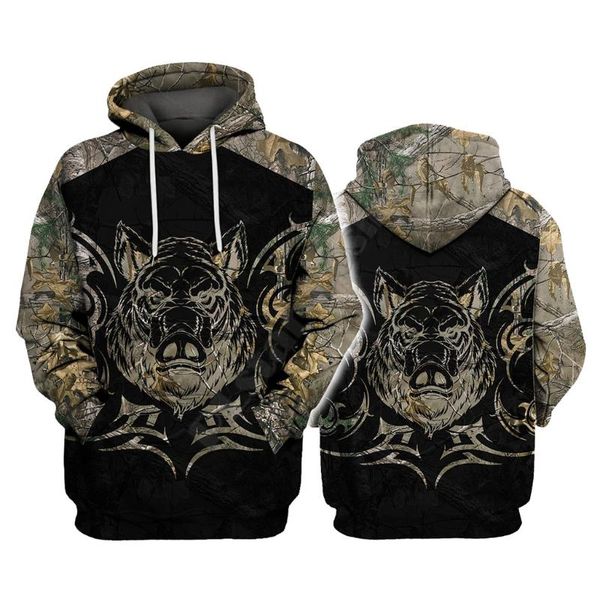 

boar 3d hoodies printed pullover men for women funny sweatshirts animal drop women's &, Black