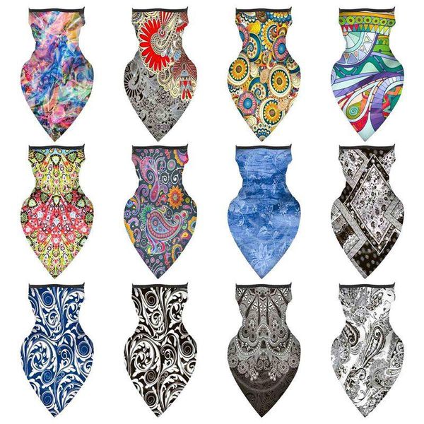 

cycling caps & masks 1 pcs summer cooling camping hiking scarves sports bandana outdoor headscarves riding headwear men women scarf, Black