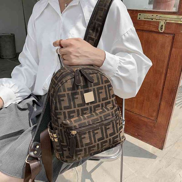 

exclusive canvas backpack new large capacity printed backpack female student travel schoolbag handbags