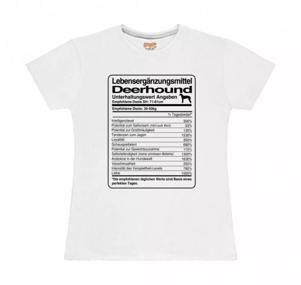 

t-shirt womens dose deerhound life supplements by siviwonder, White;black