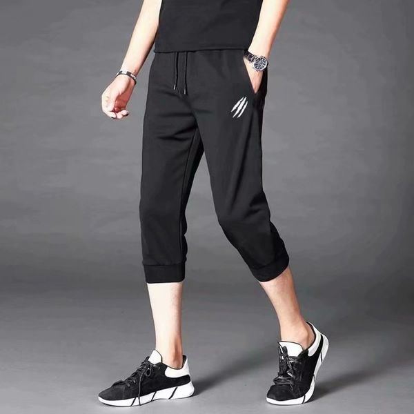 

men's shorts men's shorts korean style loose legged capris summer thin fashion brand versatile casual sports beach pants, White;black