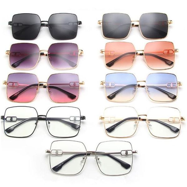 

sunglasses gradient lens retro sun glasses square adumbral anti-uv spectacles hollow temples eyeglasses ornamenta a++, White;black