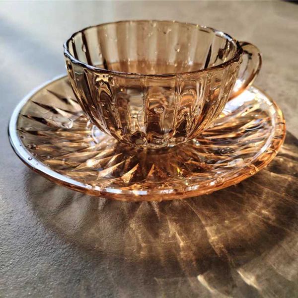 

mugs noble pretty champagne glass mug cup for coffee with saucer english afternoon tea set cafe party drinkware