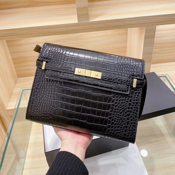 

75% off luxury handbag 2021 new fashion and crocodile pattern french stick bag shoulder underarm bag girl 6fpn