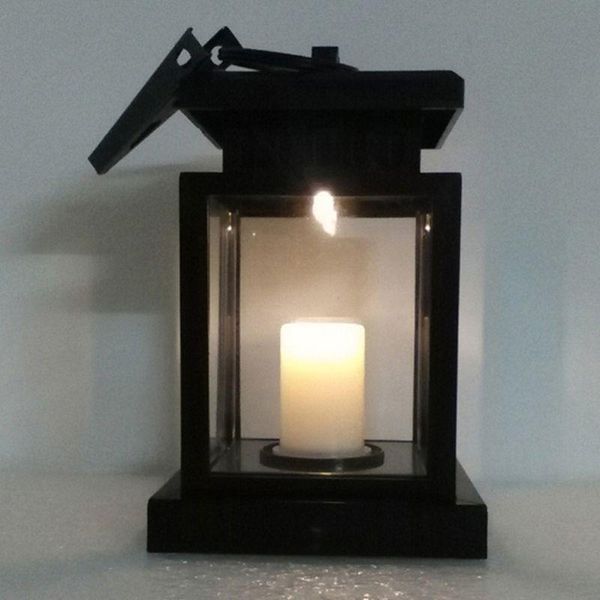 

lawn lamps solar powered led candle light table lantern hanging lamp for garden outdoor eco-friendly energy saving durable 8-10 hours