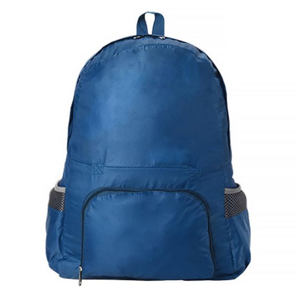 

backpack solid foldable travel bags camping adjustable strap waterproof multifunctional polyester outdoor
