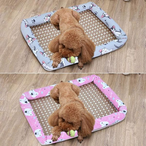 

dog cooling mat soft washable pet cat bed summer pad beds & furniture
