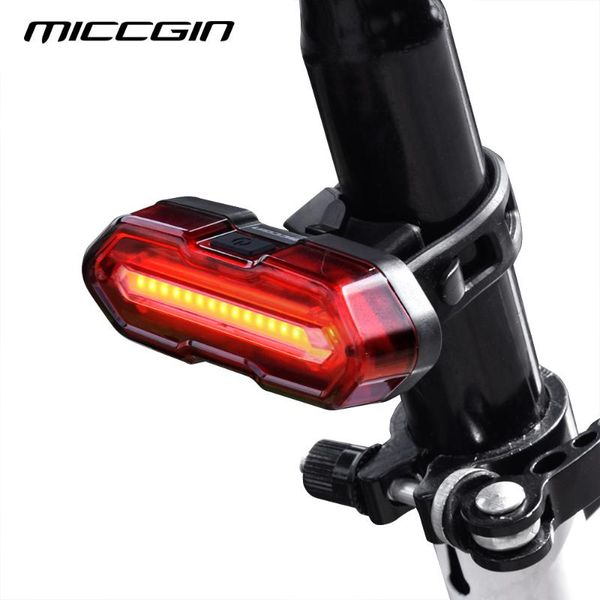 

bike lights miccgin dual light color variable bicycle tail multi position adjustable cob led lantern rear cycling accessory