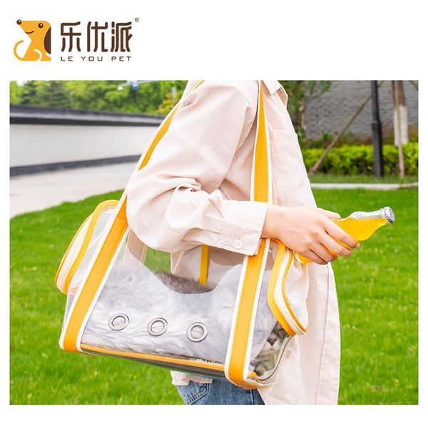

cat carriers,crates & houses soft pet carriers portable breathable foldable bag dog carrier bags outgoing travel pets handbag with locking s