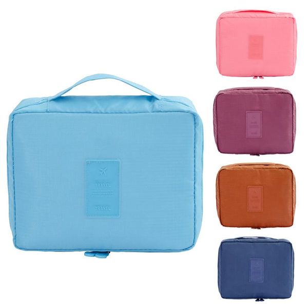 

cosmetic storage bag fashion waterproof travel large capacity wash multi-function clothes portable c283 bags