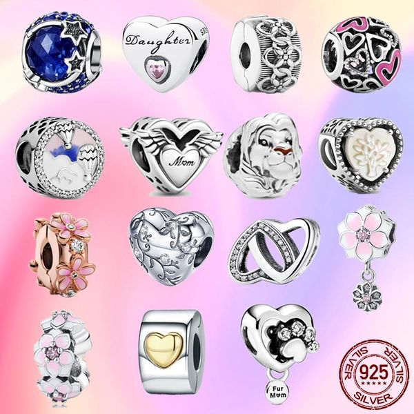 

charms sterling silver s925 fashion pendant collection fit for original bracelet women diy birthday jewelry, Bronze;silver