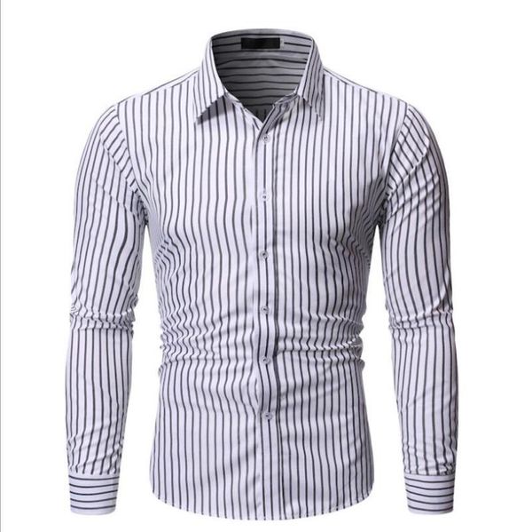 

men's casual shirts 2021 arrival men shirt cotton male long sleeve fashion, White;black