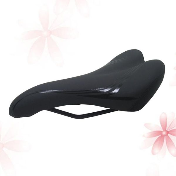 

bike saddles universal silicone saddle thicken thin mountain seat mtb cycling sports cushion pad (black)