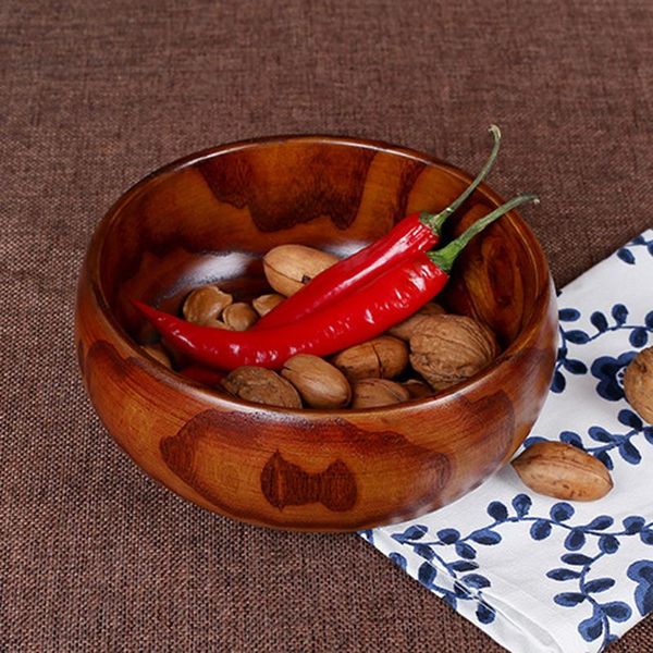 

natural jujube wooden bowl,japan style bailer,rice soup noodles wood salad bowls