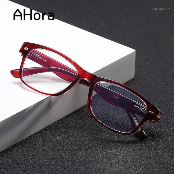 

sunglasses ahora anti blue light reading glasses elegant square clear lens prebyopia spectacles magnify eyewear with diopter +1.0to+4.0, White;black