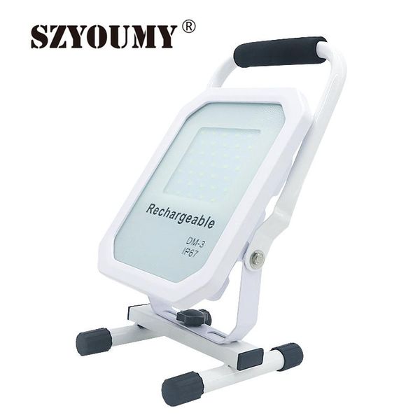 

floodlights szyoumy rechargeable led flood lights 20w 30w 50w 100w 150w outdoor lighting lamp for activities reflector