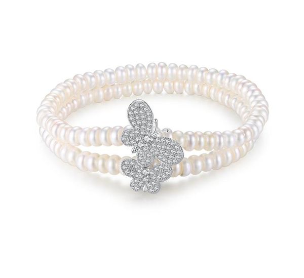 

beaded, strands 2021 arrival beautiful nature pearl bracelets women pearl-clasps classic butterfly beaded bracelet ios, Black