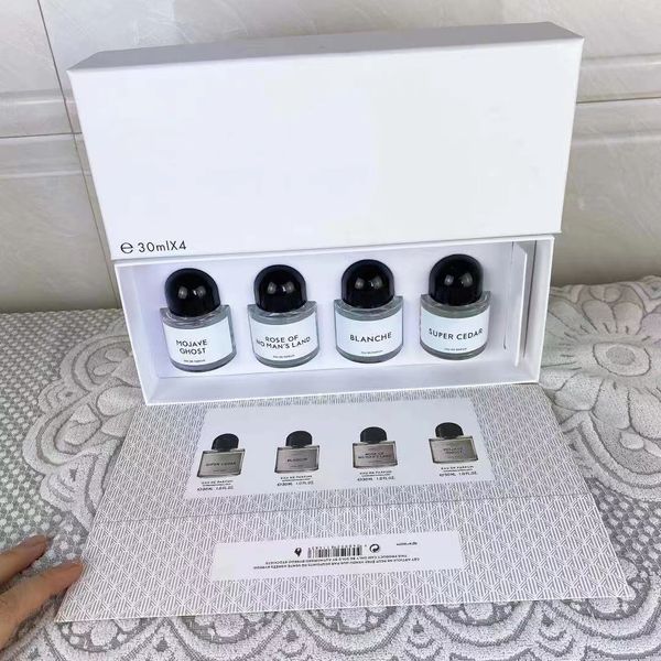 

byredo 30ml perfume set 4pcs super cedar blanche rose of no mans land mojave ghost edp fragrance long lasting smell spray parfum cologne gif