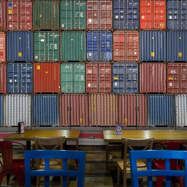 

wallpapers drop custom 3d mural modern minimalist vintage nostalgic container bar background wall cafe theme wallpaper murals