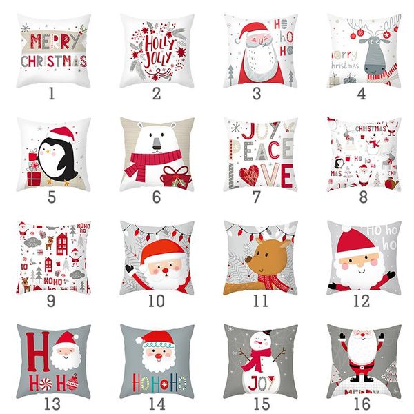 

pillow case decorative christmas cushion cover sofa car decoration protective seat
