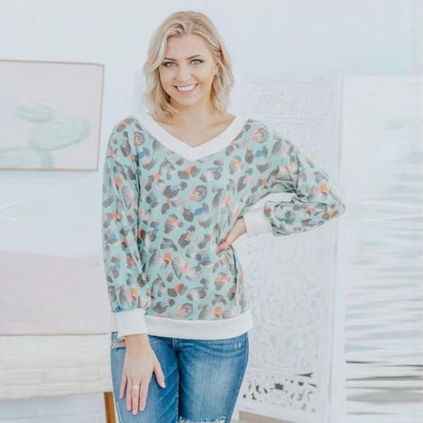 

women's hoodies & sweatshirts leopard printed 2021 women casual kawaii harajuku sweat punk for girls clothing european korean, Black