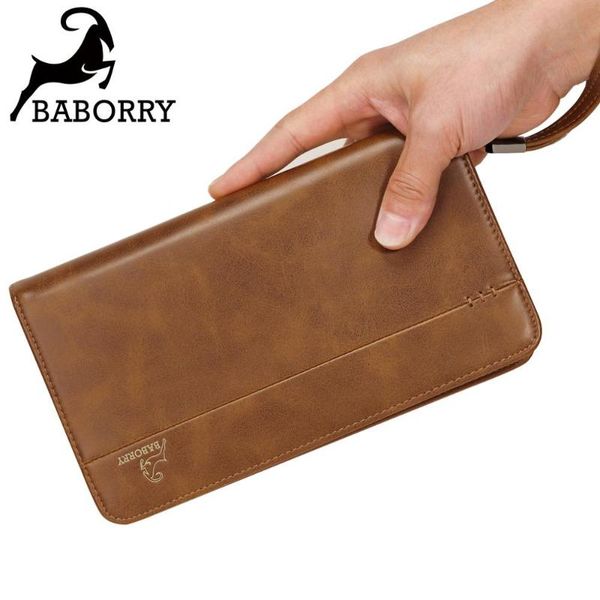 

wallets 2021 casual purse men's wallet brand card holders multi-function cell phone pocket pu women money bag clutch men zipper, Red;black