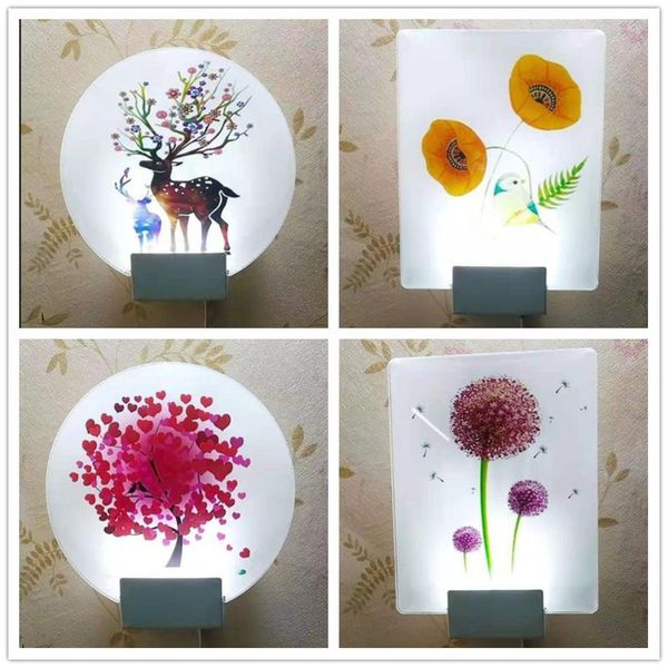 

acrylic led 6w wall lamp for bedroom bedside living room aisle light modern indoor decorative paintings