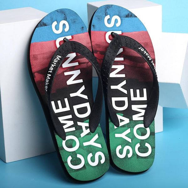

slippers high-quality brand men's slippers, beach household, Black