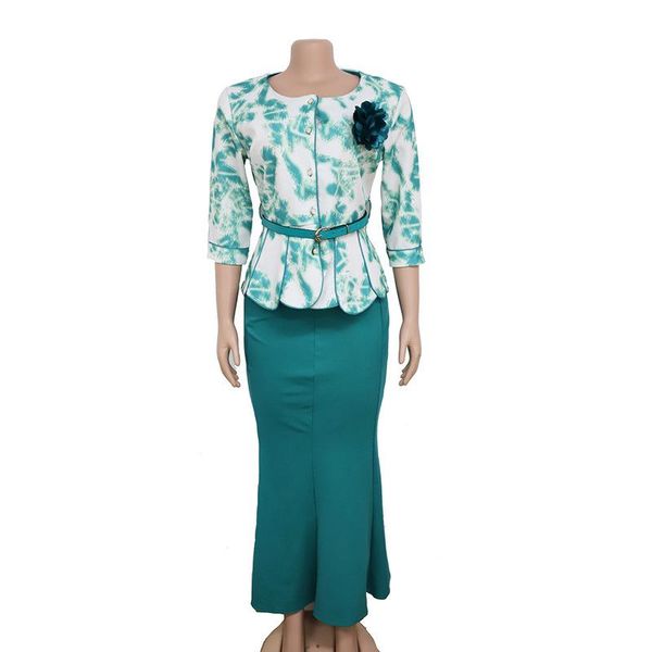 

casual dresses 2 piece set christmas african for women long maxi dress autumn plus size office bodycon vestidos, Black;gray