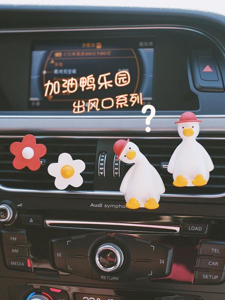 

cell phone mounts & holders cartoon duck car carrying perfume air conditioningcar freshner scent diffuser accessories interior