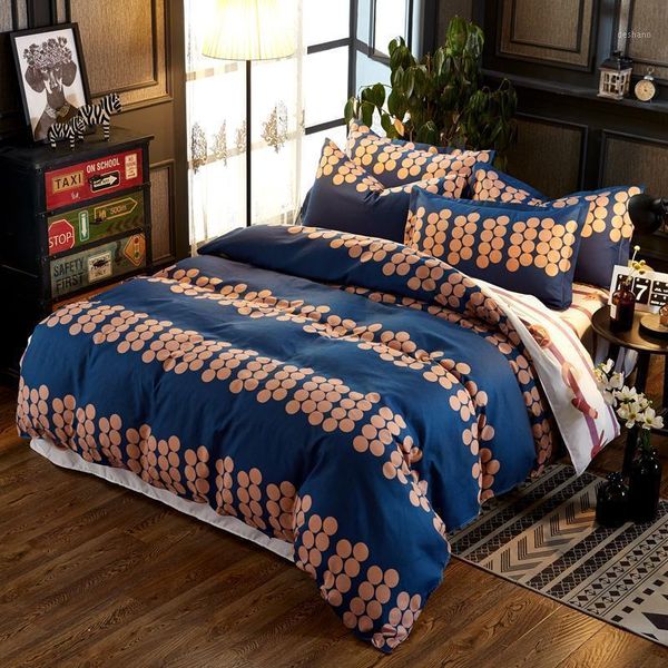 

50bedding set sheet pillowcase duvet cover sets europe and the united states wind1