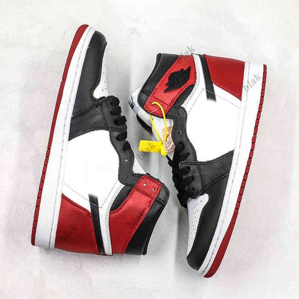 

2021 jumpman women's basketball shoes men's 1 s red silk toe outdoor sports
