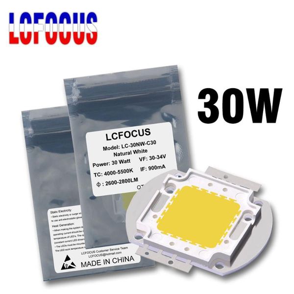 

bulbs high power led cob chip 30w warm natural cool white 3000k 4000k 6000k 10000k 20000k 30000k smd for diy bulb foodlight