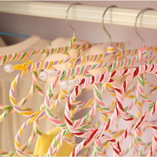 

storage boxes & bins foldable hanger holder space saving wardrobe closet organizer for socks tie scarf belt shawl p666