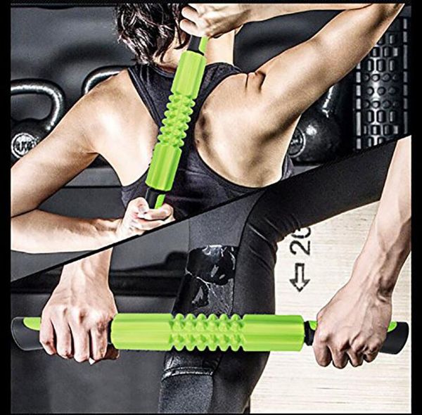 

fitness balls ball massage stick roller legs and back recovery sore tight muscles yoga