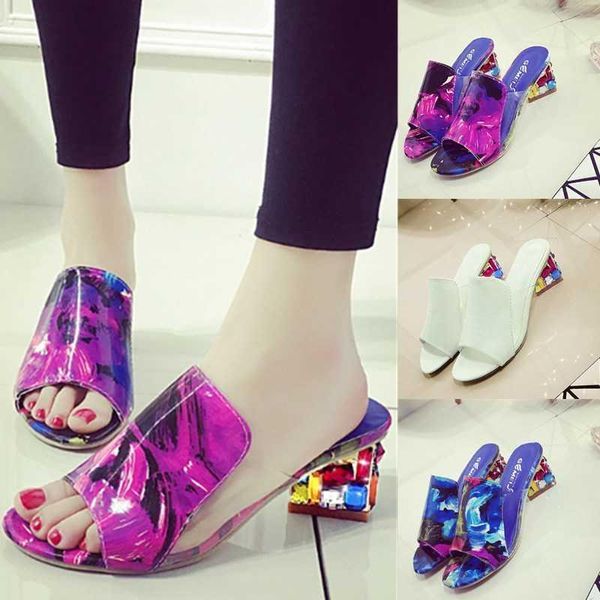 

sandals large size women shoes thick heels fish tip, Black