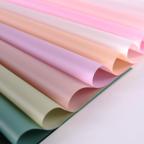 

gift wrap pack of 20 solid color flower wrapping paper bouquet packaging material
