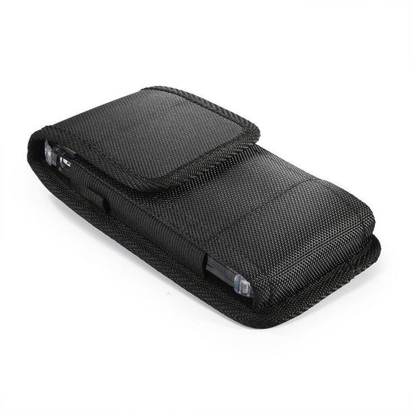 

man phone pouch hanging waist storage bag fanny pack black classic belt clip pouch case waist bag buckle on belts phone bag