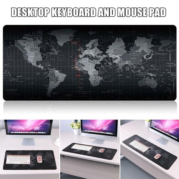 

mouse pads & wrist rests rubber extended gaming pad desk keyboard mat anti-slip waterproof dom668