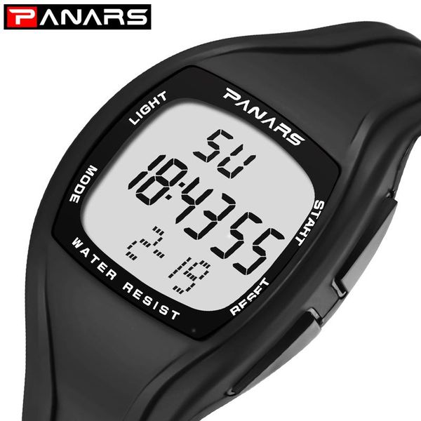

wristwatches sport watch men's watches 50m waterproof chronograph led digital wrist man alarm electronic clock relogio feminino, Slivery;brown