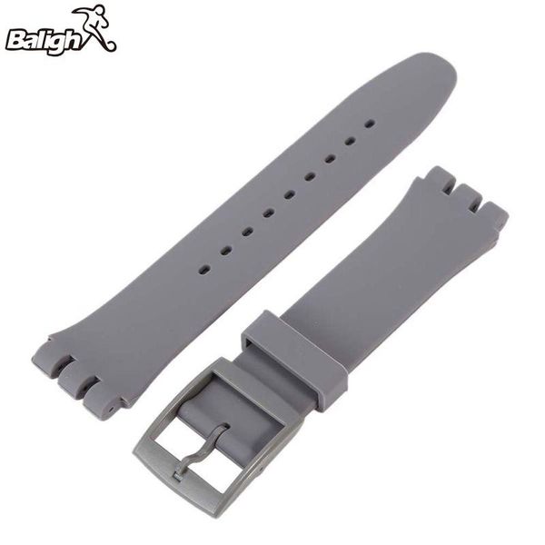

watch bands triangle fork strap silicone 17 19 20mm width watchbands with 6 colors optional transparent uhrarmband horloge bandjes, Black;brown