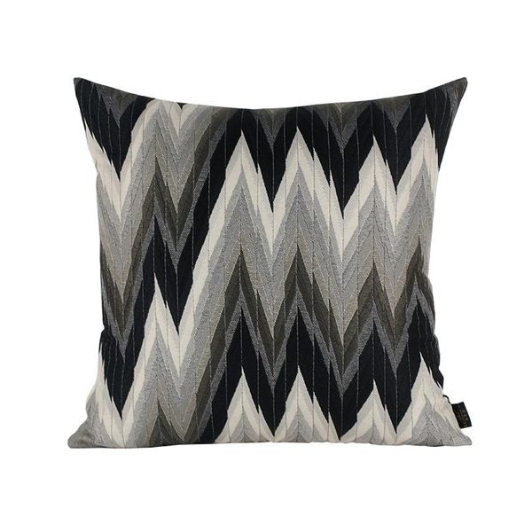 

cushion/decorative pillow nordic luxury black and white chinese model room modern simple sofa bag w corrugated square