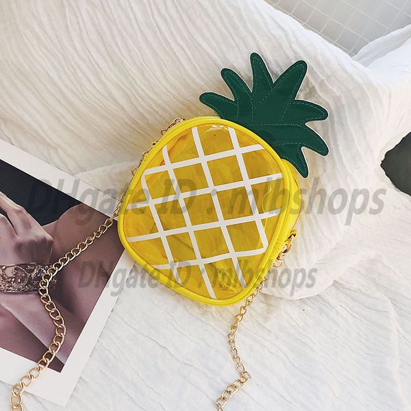 

hbp shoulder bags luxurys designers fashion womens crossbody handbags wallets ladies clutch pineapple transparent chain bag purse 2021 totes