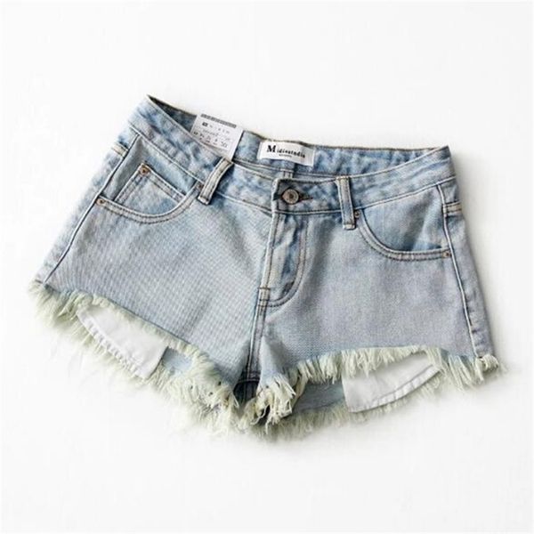 

hight street tassel hem mini short denim shorts ripped pants burr hem retro summer jeans women trousers 210429, White;black