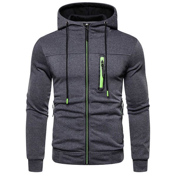

hooded track suit men trousers cotton ad sport gym tracksuit training top, Gray